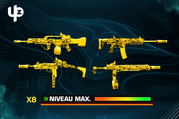 CHOIX 8 ARMES NIVEAU MAX
